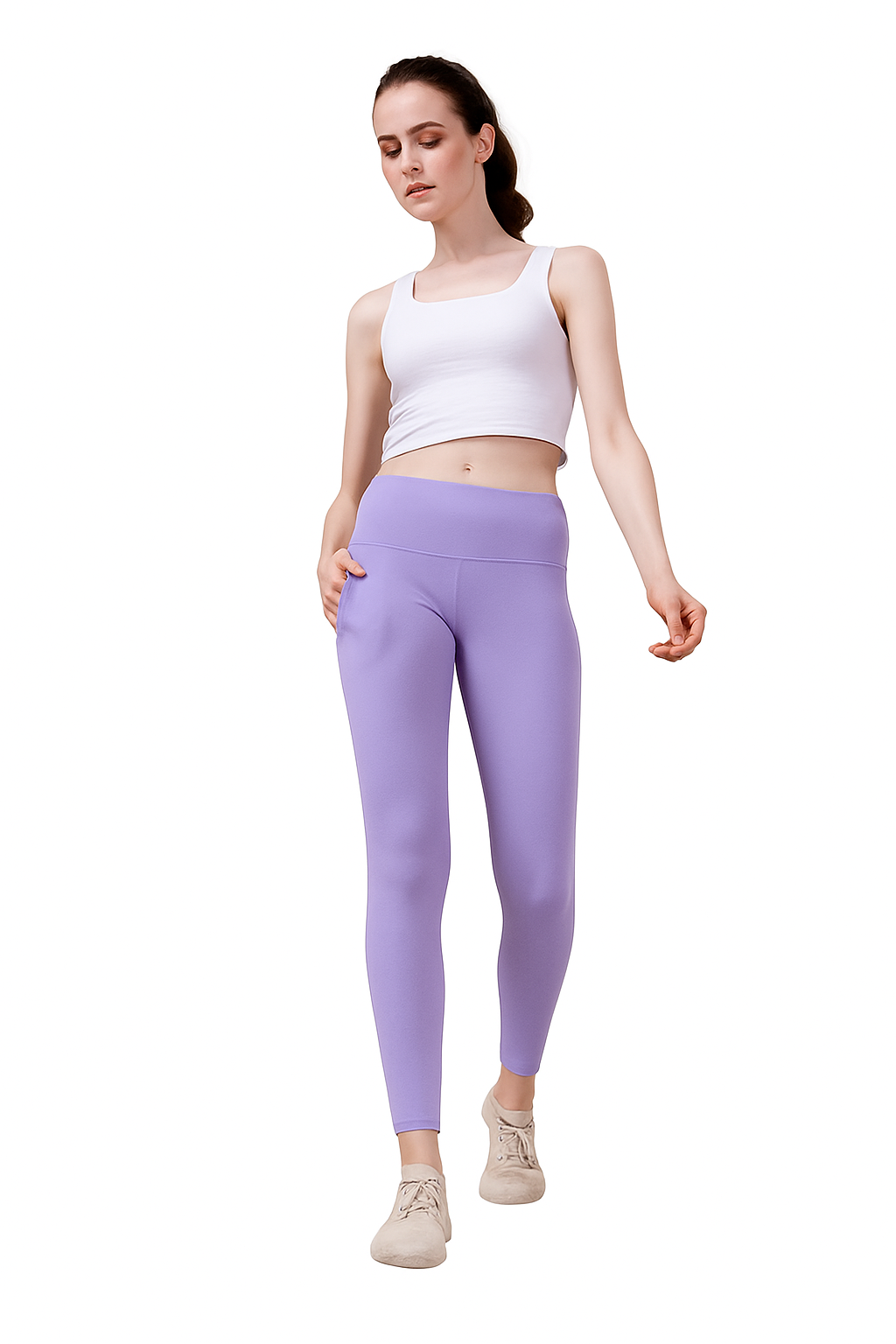 Women's High Waist Workout Leggings,Stretchable Yoga Pants for Gym, Fitness & Running