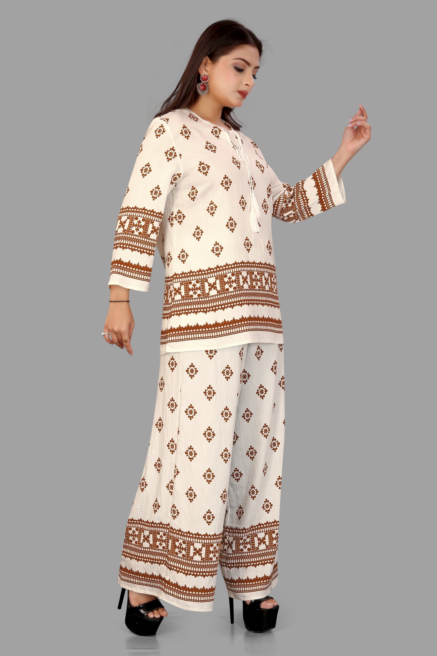PRINTED CO ORD SET FOR WOMEN