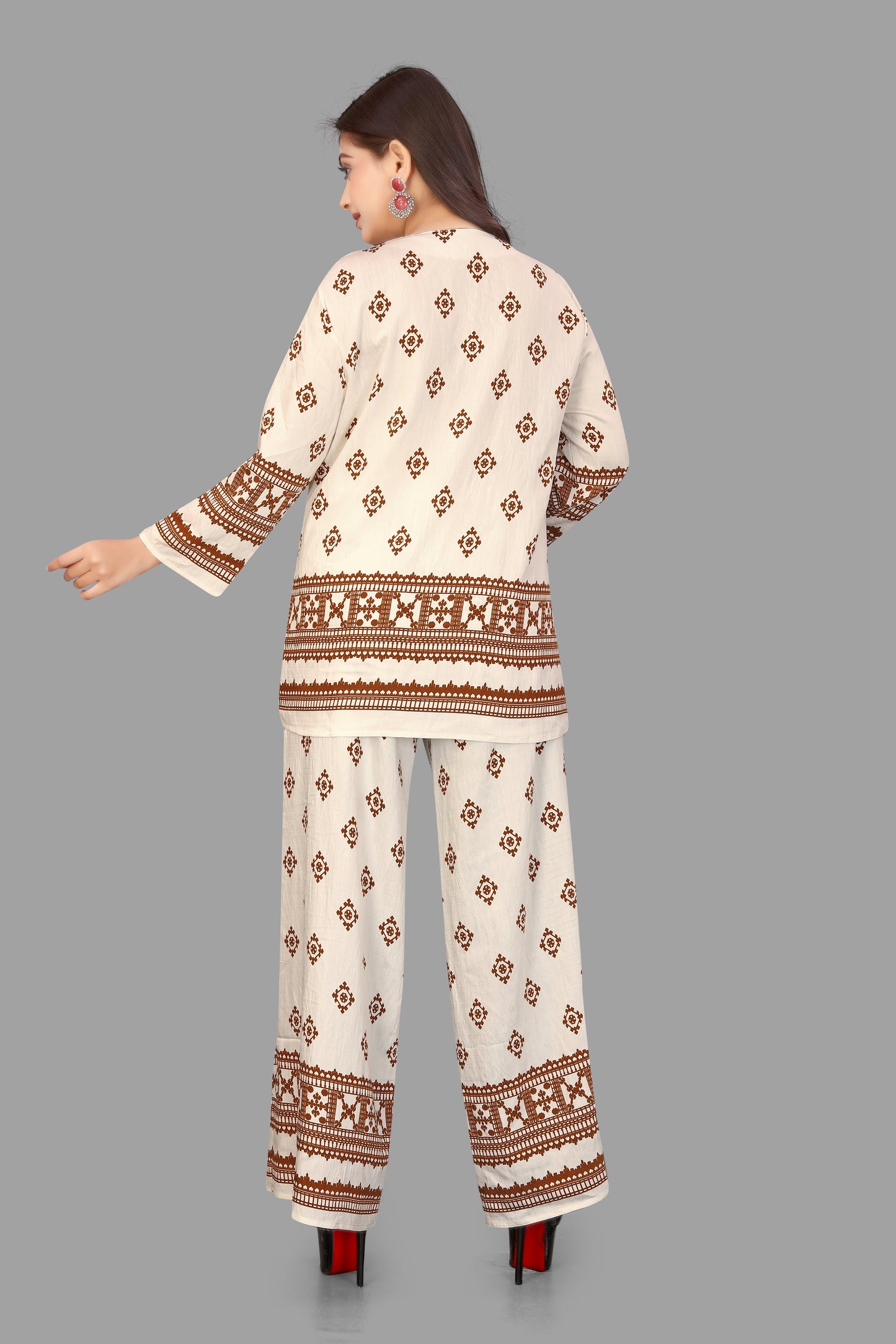 PRINTED CO ORD SET FOR WOMEN