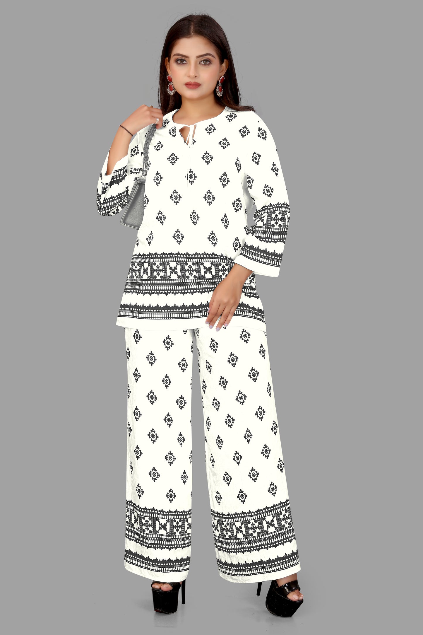 PRINTED CO ORD SET FOR WOMEN