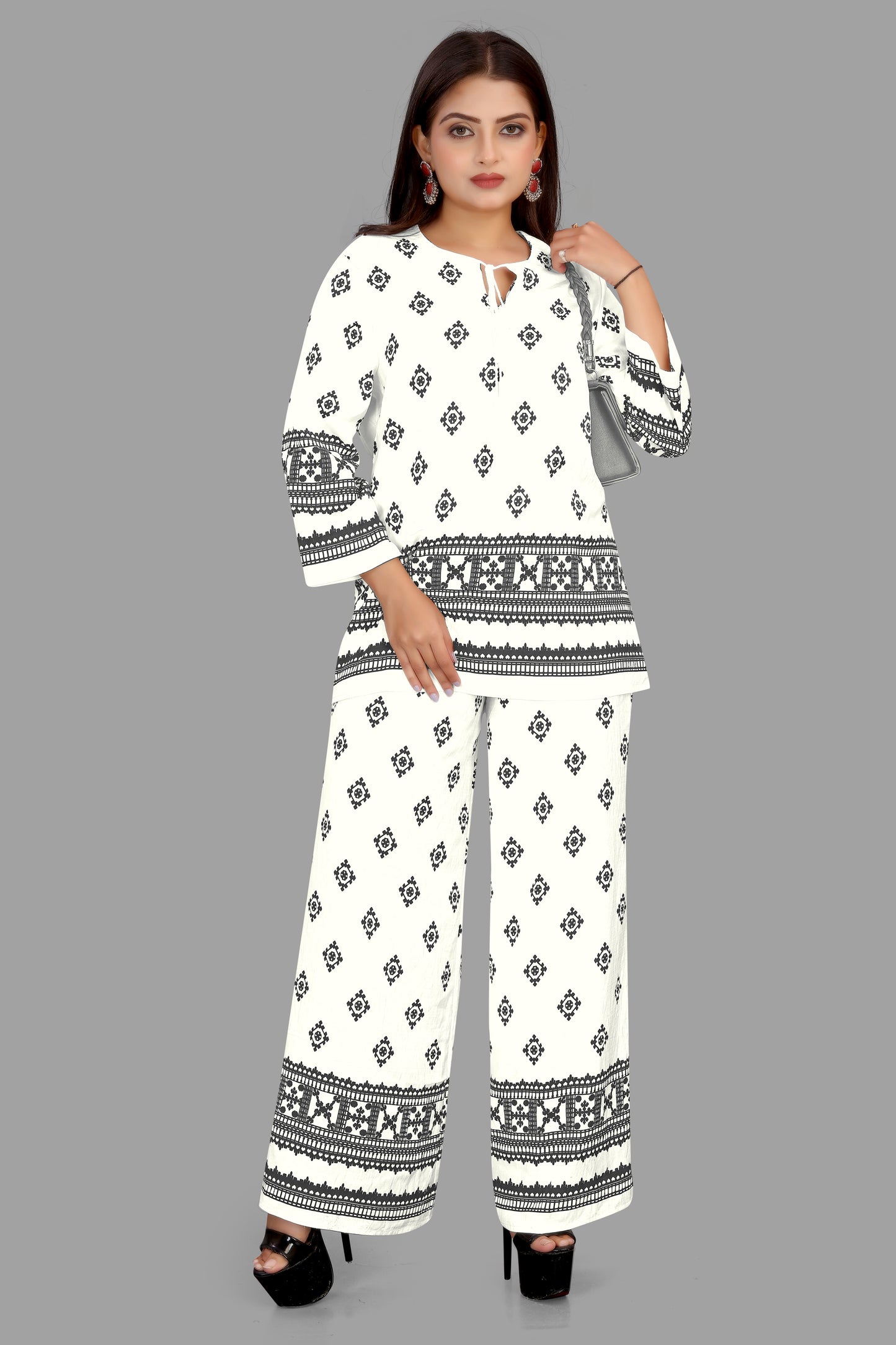 PRINTED CO ORD SET FOR WOMEN