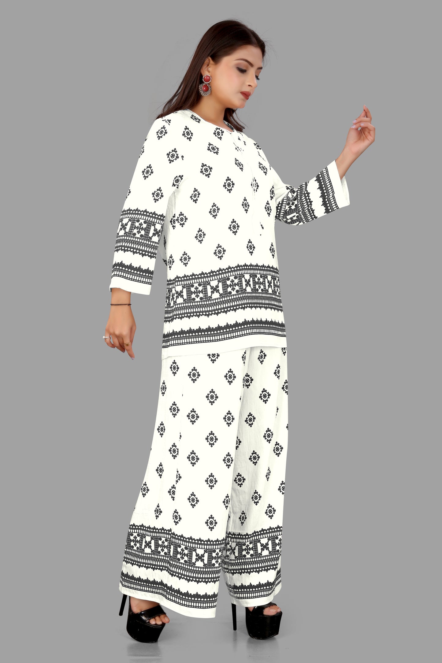 PRINTED CO ORD SET FOR WOMEN