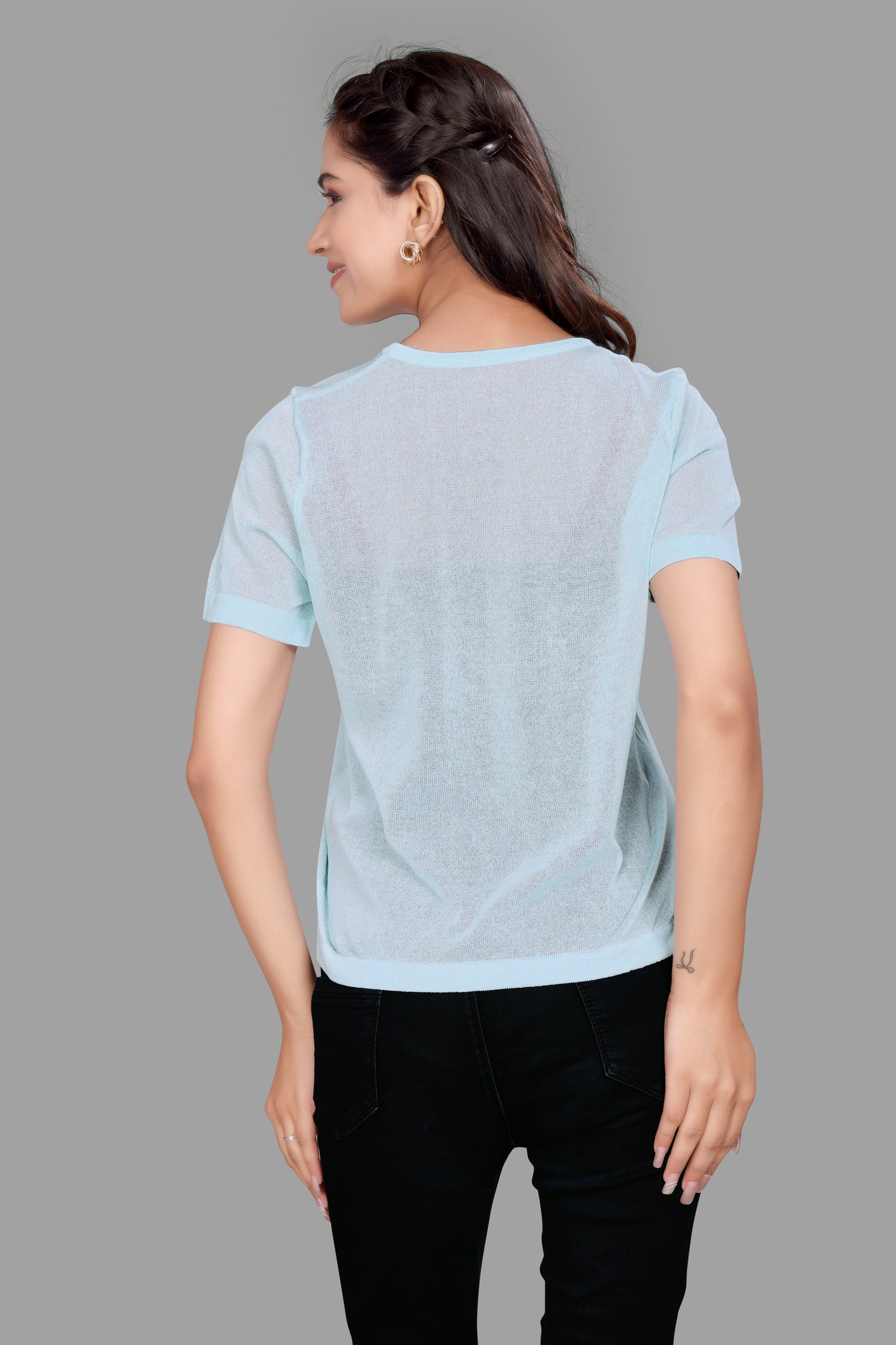 Women’s Casual Graphic Cotton T-Shirt – Nature-Inspired Printed Tee