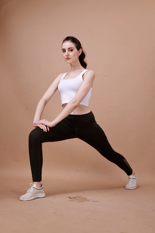 Women's High Waist Workout Leggings,Stretchable Yoga Pants for Gym, Fitness & Running