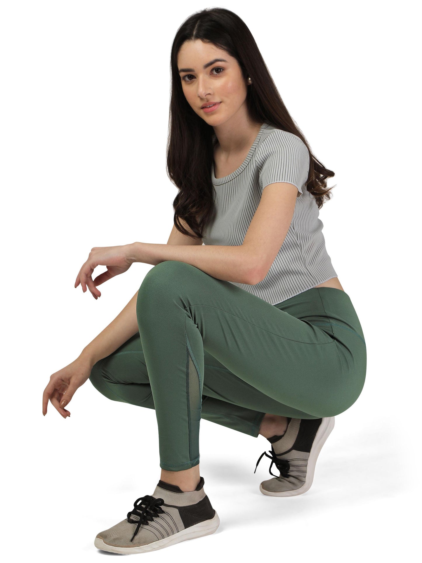 Women's High Waist Workout Leggings,Stretchable Yoga Pants for Gym, Fitness & Running