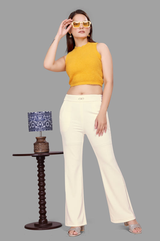 Elegant Wide Leg Trousers