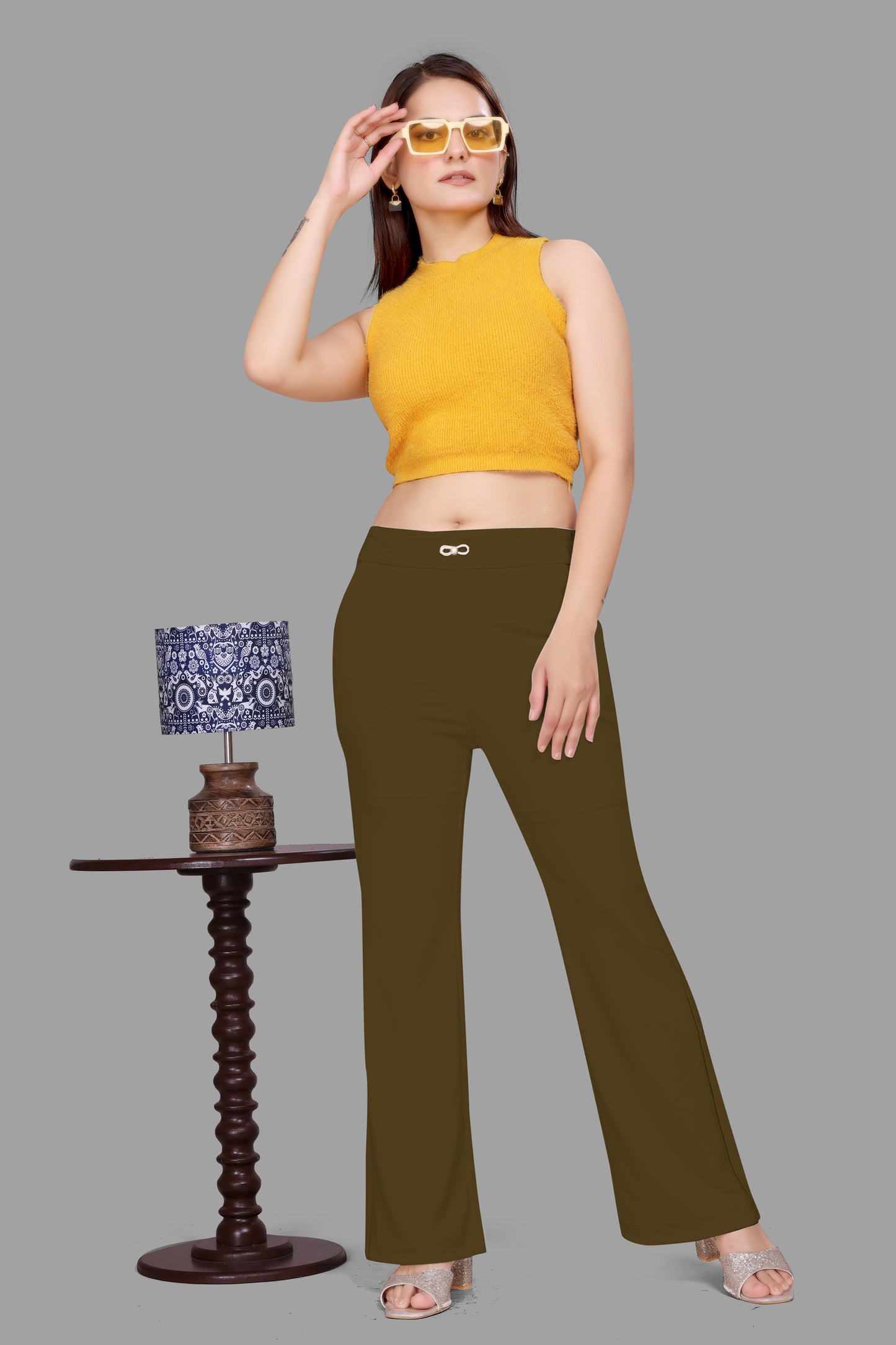 Elegant Wide Leg Trousers