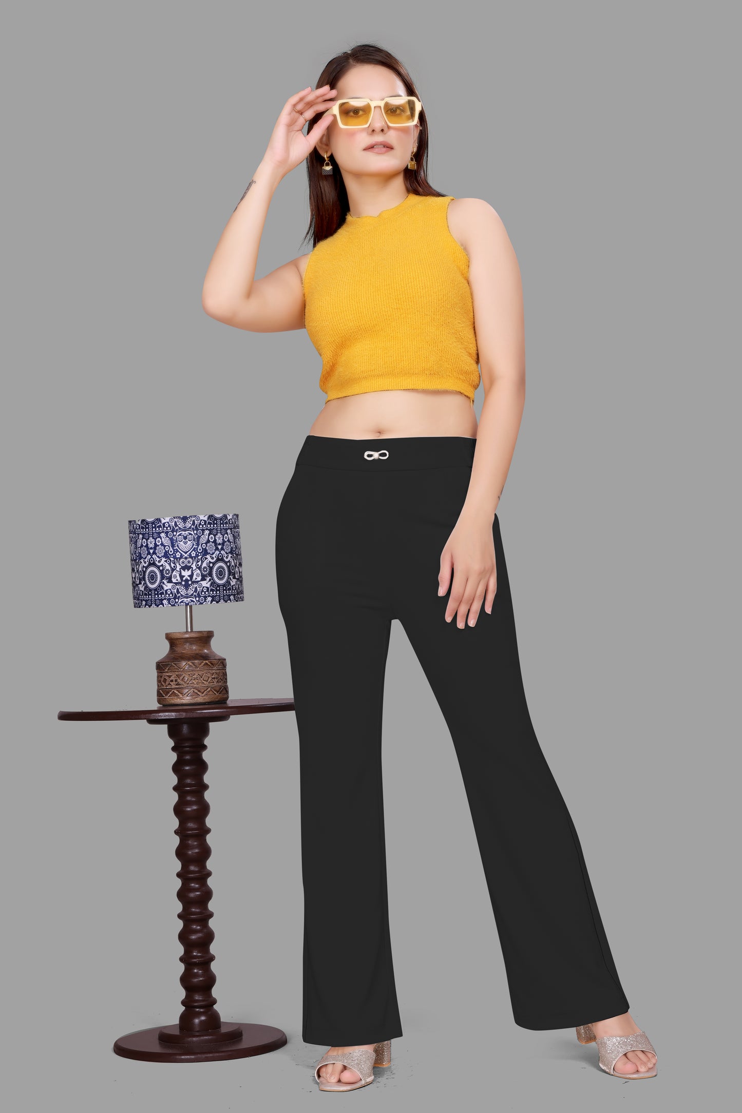 Elegant Wide Leg Trousers