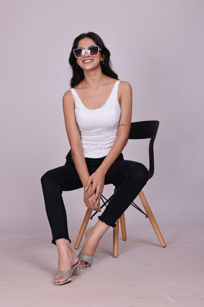 Elegant Lace Delight Cami Top