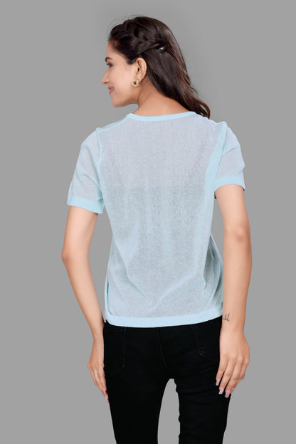 Women’s Casual Graphic Cotton T-Shirt – Nature-Inspired Printed Tee