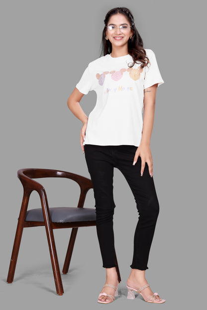 Dazzling Mickey Mouse Sequence Work Oversized T-Shirt for Women
