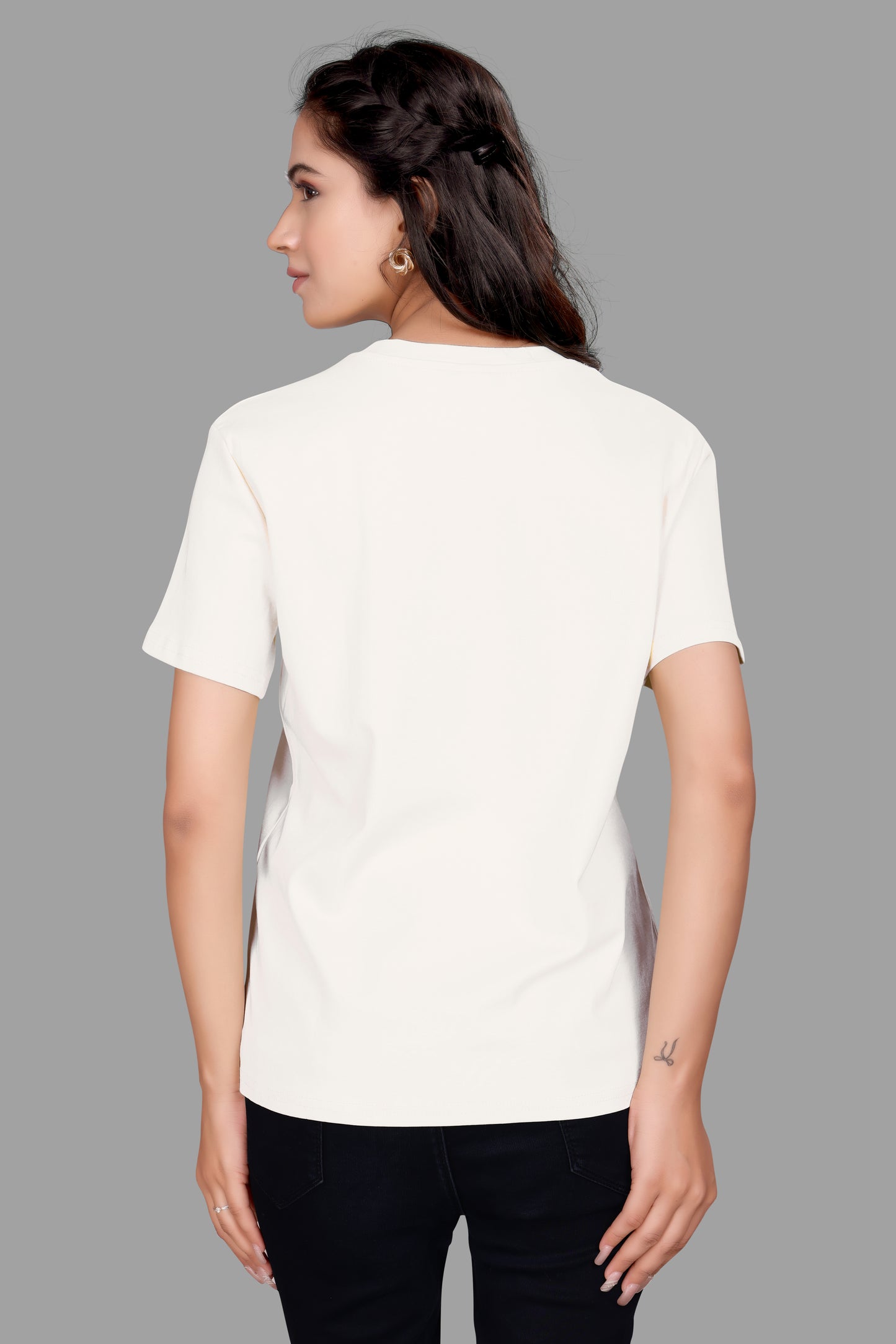 Oversized T-Shirt for Women with sequence work