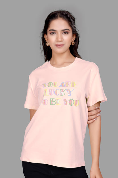 Oversized T-Shirt for Women with sequence work