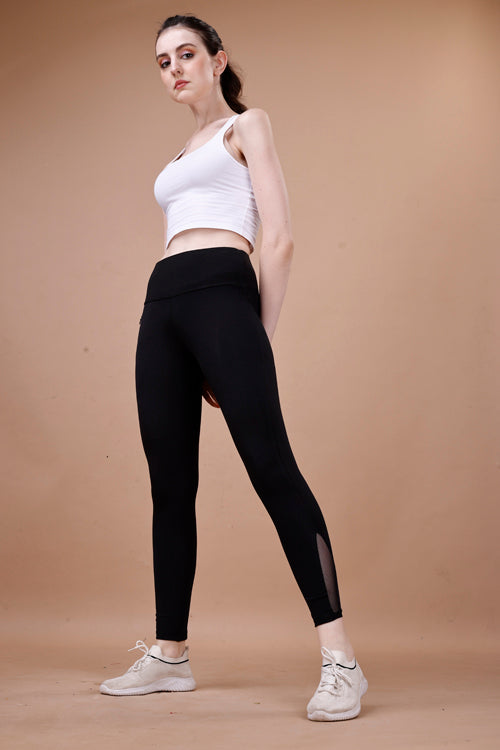 Women's High Waist Workout Leggings,Stretchable Yoga Pants for Gym, Fitness & Running