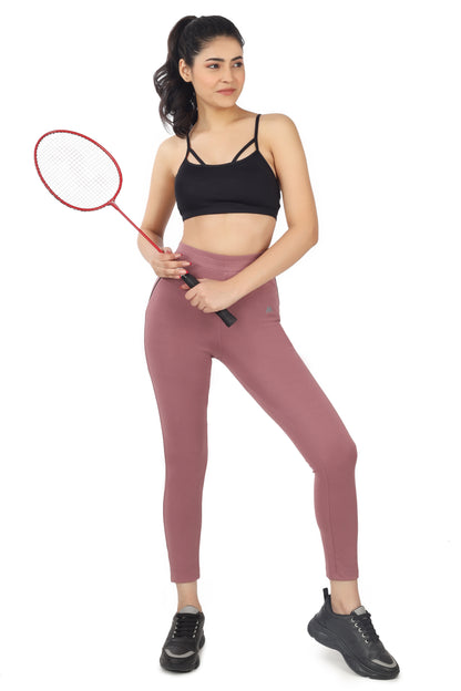Women's High Waist Workout Leggings with Mesh Panels